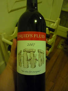 Druid’s Fluid – A tasty red table wine Druid’s Fluid – A tasty red table wine