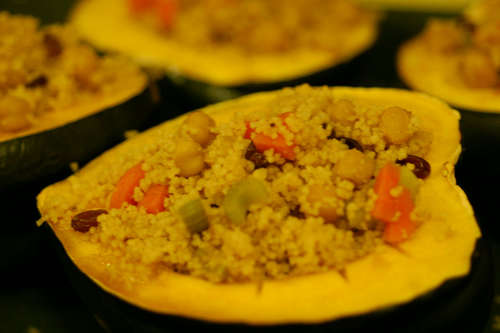 Moroccan-Style Stuffed Acorn Squash